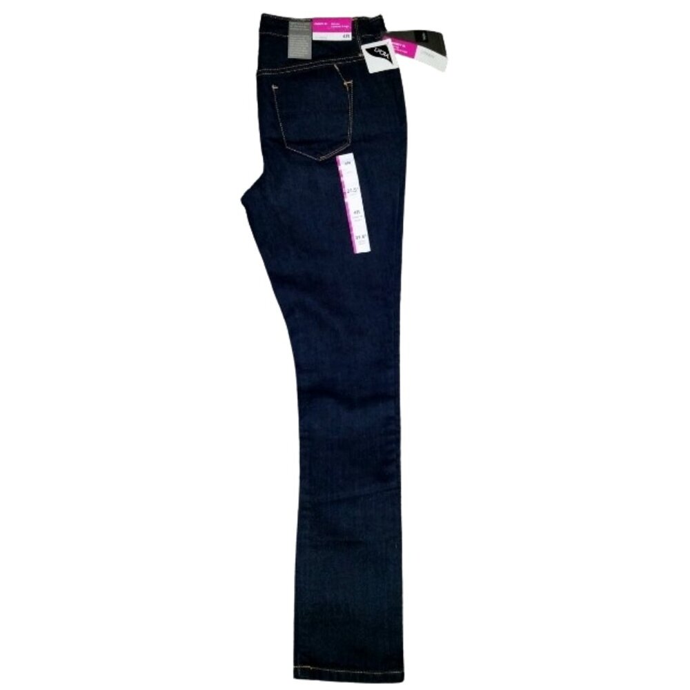 NWT Mossimo Mid-Rise Curvy Skinny Dark Indigo Blue Jeans 4R
